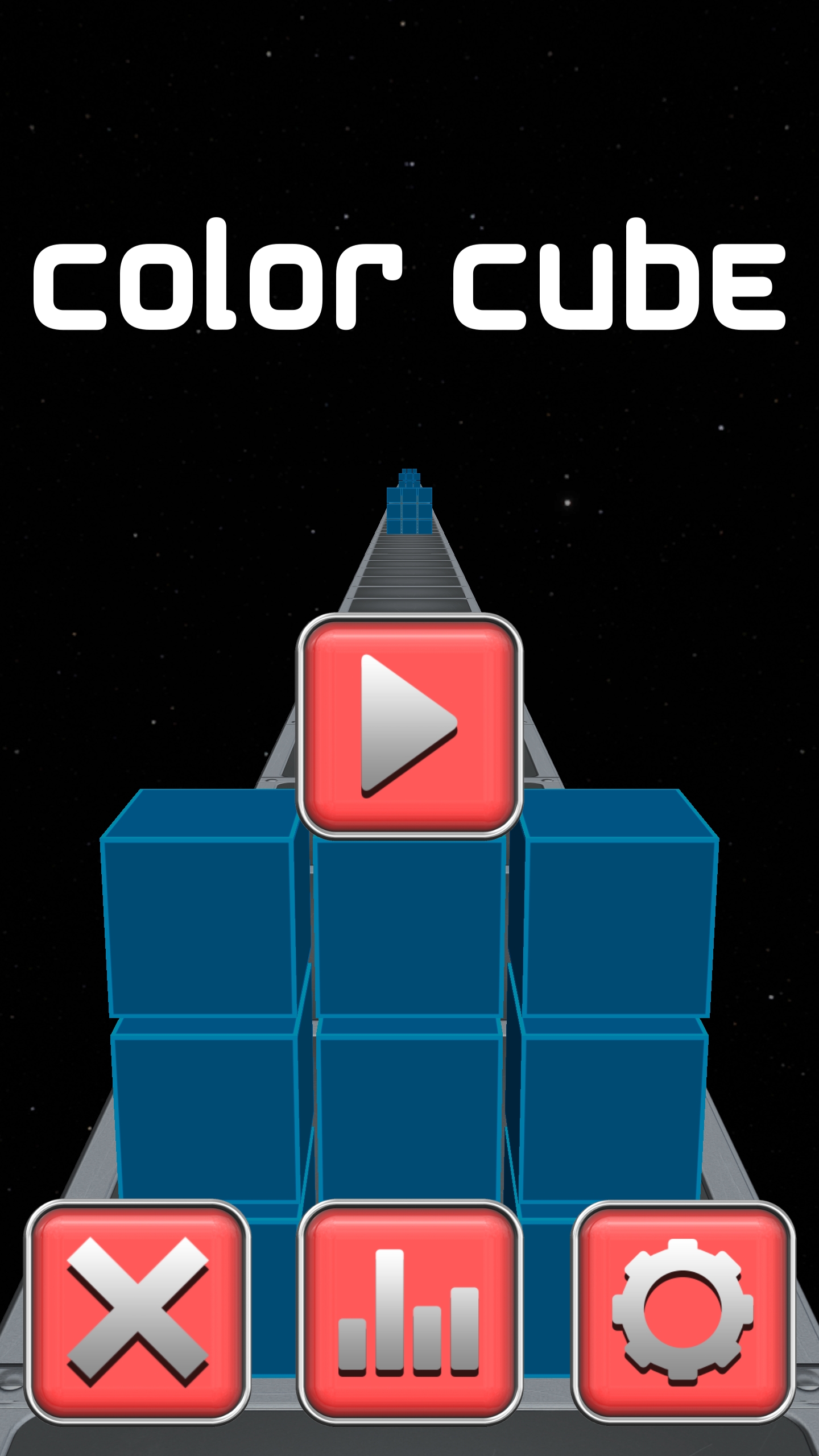 Color Cube - endless puzzle rush - one touch complete project ready for release